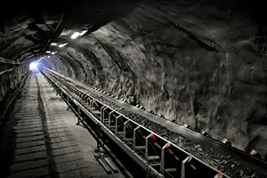 Шахтная трудносгораемая конвейерная лента (фото)